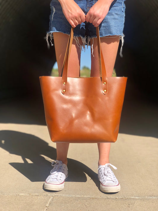 The Everyday Leather Tote